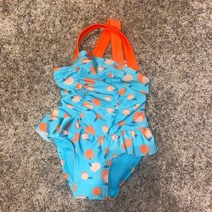 Cat & jack swimsuit sz 0/3 months. Girls